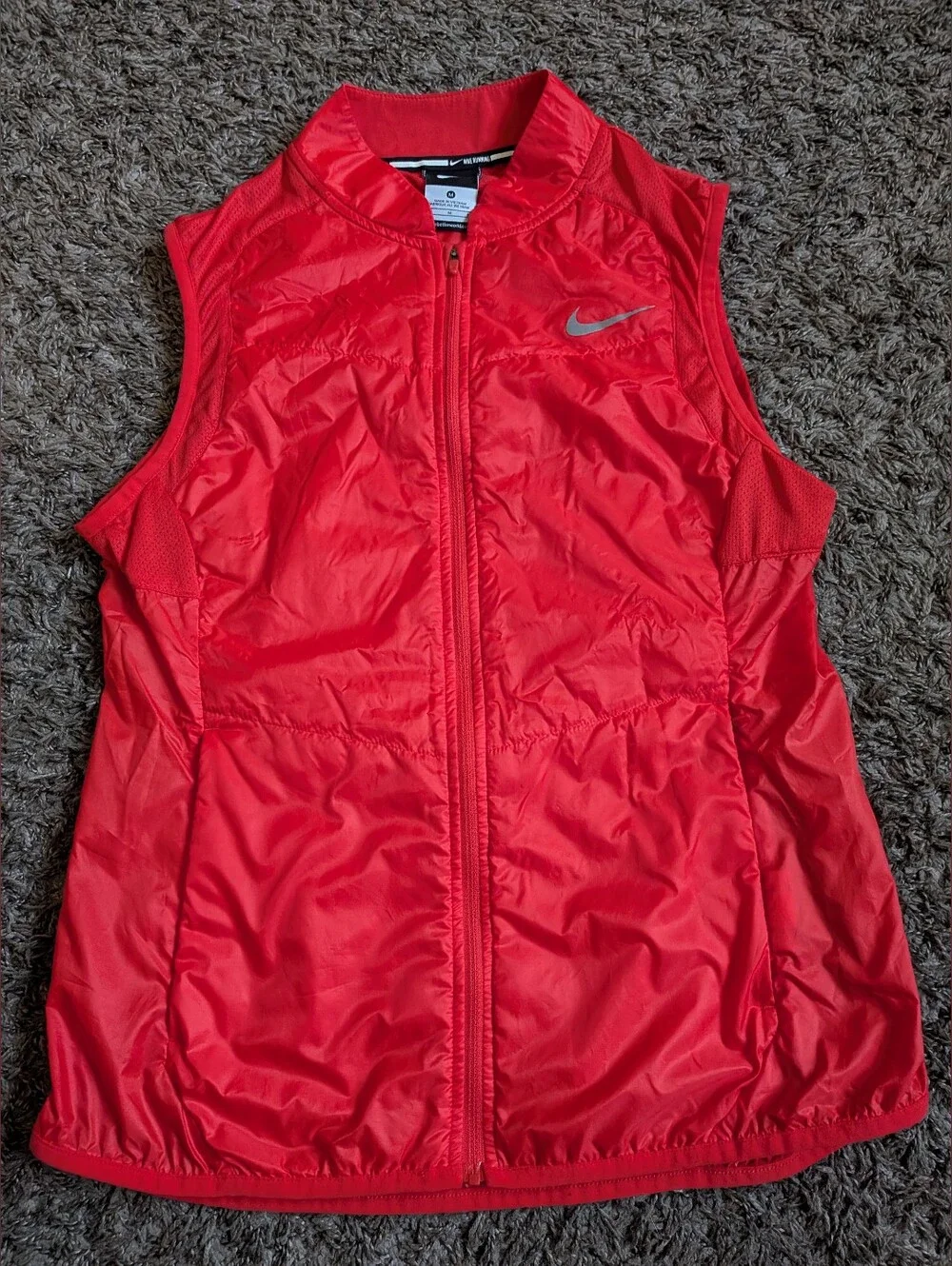Nike Running Polyfill Aeroloft Bright Red Reflective Women's Vest M